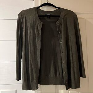 Halogen Olive Knit Sweater